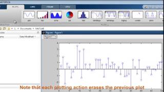 Matlab tutorial Creating a Basic Plot Interactively
