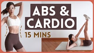 Intense 15 min Abs & Full Body Fat Burn Workout | 2 Week New Year Challenge ~ Emi