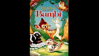 Opening to Bambi UK VHS...