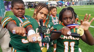 Fort Lauderdale Hurricanes 7u 2024 FYFL Super Bowl Champs Post game interviews