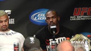 UFC 135: Jon Jones on Rampage + Rashad: Post-Fight Press Conference Highlights