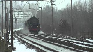 Stoomloc NMBS 29013 door Wetteren op 25-01-2013