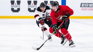 Highlights from Canada vs. U SPORTS all-stars at National Junior Team selection camp (Game 2)