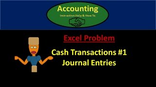 200.10 Cash journal entries Part 1- Financial Accounting instructions
