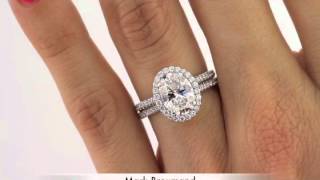 3.11ct Oval Cut Diamond Engagement Anniversary Ring-Mark Broumand