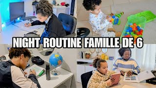 NIGHT ROUTINE 2025 D'UNE FAMILLE DE 6