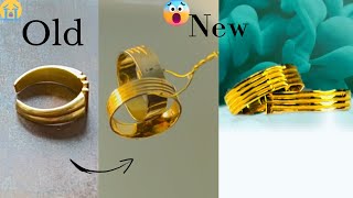 22kt pure gold | how one ring becomes 2 rings | learn the skill