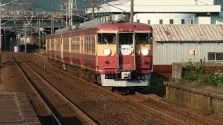 「475系国鉄色編成北陸本線100周年記念号の旅」号　 【湯尾駅通過】　10/14/2013