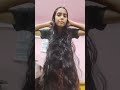 opening oiled braids after 48 hrs. amazing braided curls in longhair.