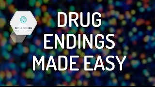 Drug endings | Prefixes and Suffixes | 7 class of Antibiotics | NCLEX REVIEW