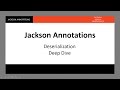 Jackson Deserialization - 1 - intro