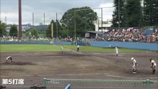 第101回全国高等学校野球選手権西東京大会　三回戦　日野-国士舘　黒澤全打席