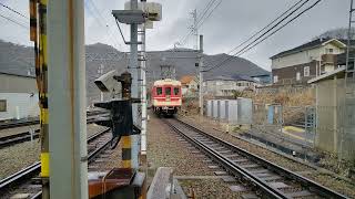 2022年01月12日の水曜日の神戸電鉄有馬･三田線有馬口駅にて。