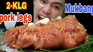 Semi-adobo pork legs Mukbang(lami pero dili hurot) di kinaya