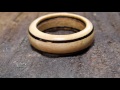 making a wooden ring woodturning how to