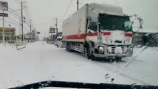 大雪の日に軽トラで走ってみる