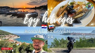 Csak egy hétvégéd van a tengerpartra? Irány az Isztria! Horvát-Szlovén Motoros Túra 🏍️🌅