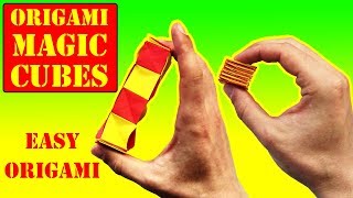 Origami EASY: Magic SPIRAL CUBES - Yakomoga Easy Origami