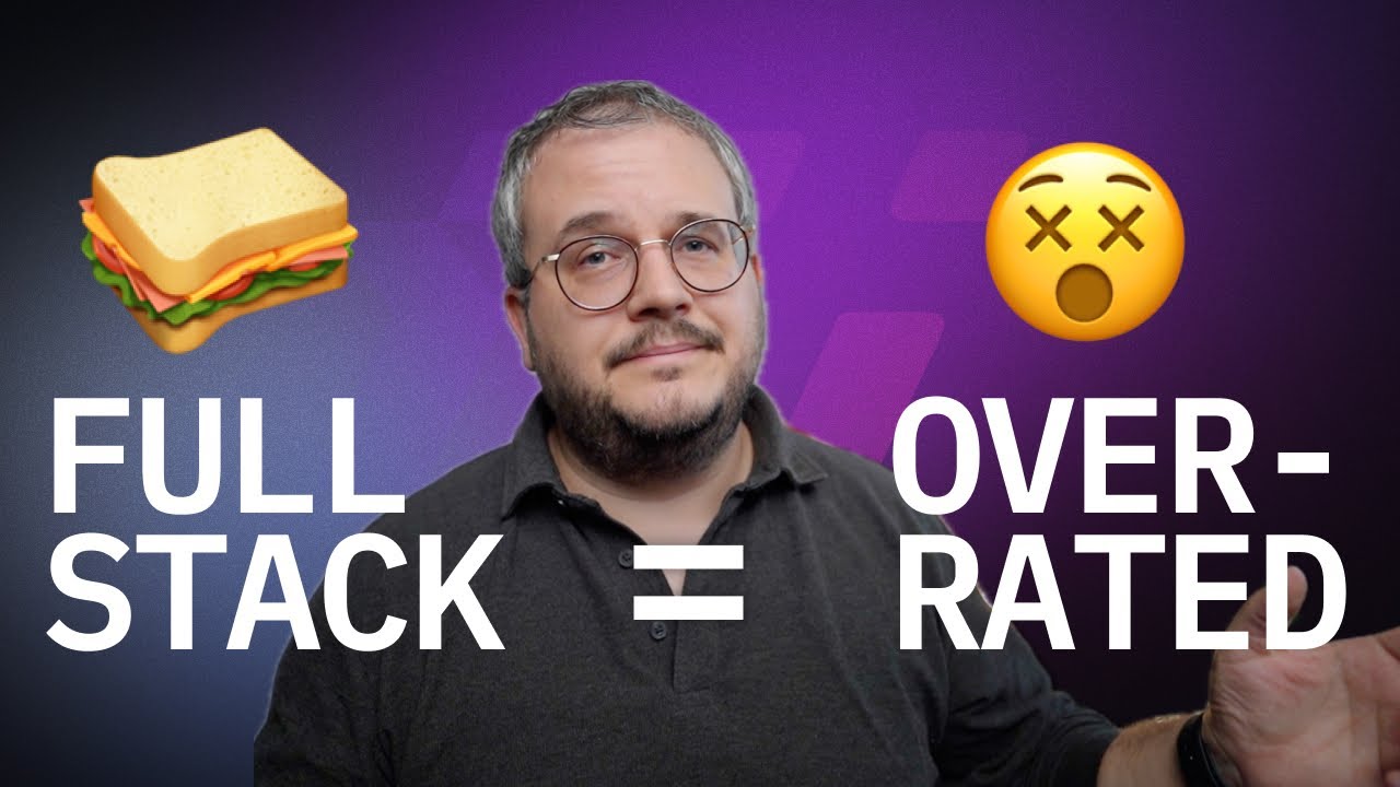 Why You Shouldn T Become A Full Stack Developer Youtube