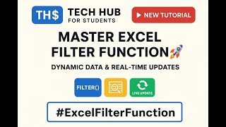 Lec-55: Master Excel FILTER Function 🚀 Dynamic Data & Real-Time Updates