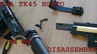 [HOWTO] KWA TK45 disassembly take down RONIN recoil