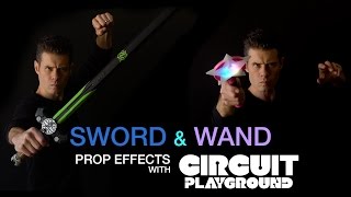 John Park's Sword & Wand Prop Effects with Circuit Playground @adafruit @johnedgarpark #halloween