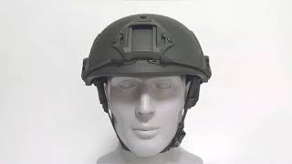 ACH HIGH CUT Level IIIA Best Army Tactical Combat Ballistic Helmet - Green