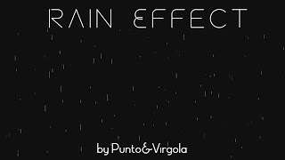 SpeedCoding : Rain Effect in JavaScript