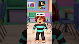 KAREN ADOPTED A KIND KAREN IN ROBLOX..😲😳 #shorts