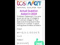 TCS NQT Actual Coding Question Asked in 2024 #jobupdates4u