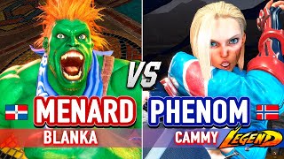 SF6 🔥 MENARD (Blanka) vs PHENOM (Cammy) 🔥 Street Fighter 6 High Level Gameplay