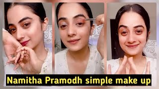 Namitha Pramodh | Easy make up| How to glow skin | shorts