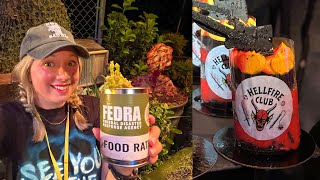 FIRST LOOK at Halloween Horror Nights NEW FOOD! Taste of Terror Preview - Experience & Theme