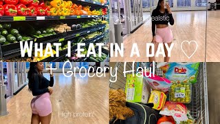 What I eat in a day to stay fit (Realistic) + Grocery Haul