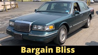 1995 Lincoln Town Car Auction Buy!