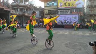 107/11/16 右昌國小戶外藝術表演~獨輪車