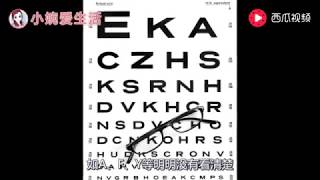 为什么所有的视力表都是“E”字，其他字母不行吗？总算知道原因