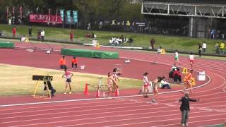 16.4.2 第1回地区記録会 女子マイル 1組 山地 浅野 大森 鈴木