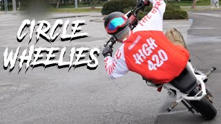 how to WHEELIE in a CIRCLE (step by step)