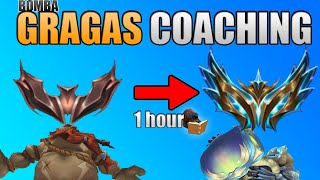 Bomba Guy reveals HIS SECRETS to climb with Gragas - Unedited Coaching