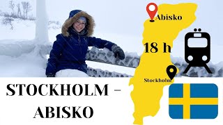 18h Arctic Circle Tain trip Stockholm - Abisko | SJ sleeper train |