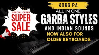 Korg Dandiya Style | Korg Garba Style | For PA 600-900-700-1000-3X-4x-5x | All In 1 SET