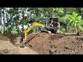 sany sy55c ขึ้นคุณปู่กระบะยาว isuzu tx 165hp 6bd1 ลุยงานเก็บสโลป excavator