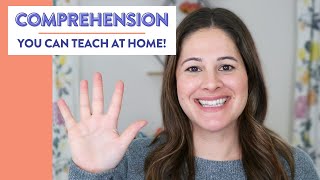 Comprehension Activities to teach at home! How to teach comprehension in first grade