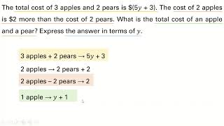 Singapore Maths | Primary 6 | Algebra Word Problem | Q1