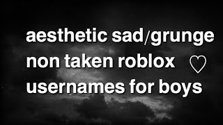 Roblox Aesthetic Usernames Part 2 Youtube - roblox boy outfits sad athusatic