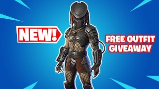 Unlocking the Predator Outfit | Fortnite Outfit Giveaway