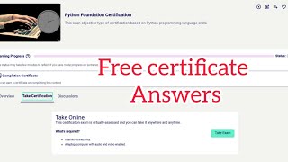 Python Foundation certificate answers #infosysspringboard #infosys #answer #python