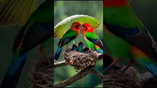 cute beautiful birds #shorts #nature #birds #beautiful #couple #ai