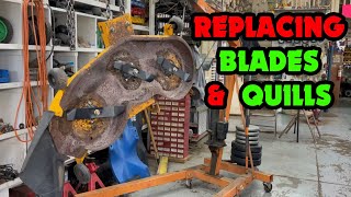 Replacing Blade Spindles/Quills and Blades on Cub Cadet MTD Riding Mower